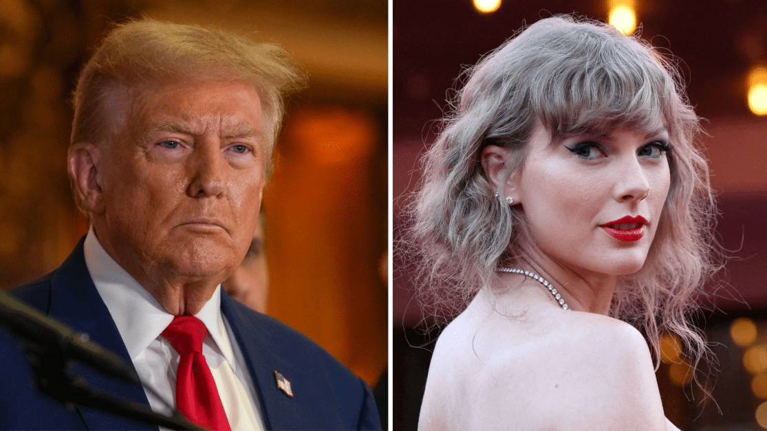 “Eu odeio Taylor Swift” diz Trump após cantora declarar apoio a Kamala Harris