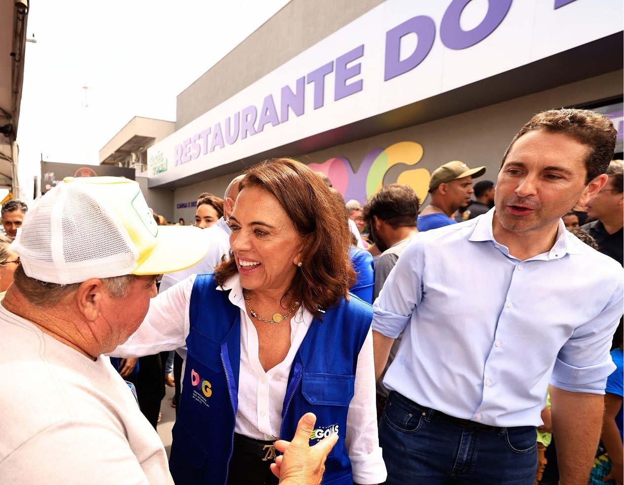 Gracinha e Leandro Vilela inauguram Restaurante do Bem em Aparecida