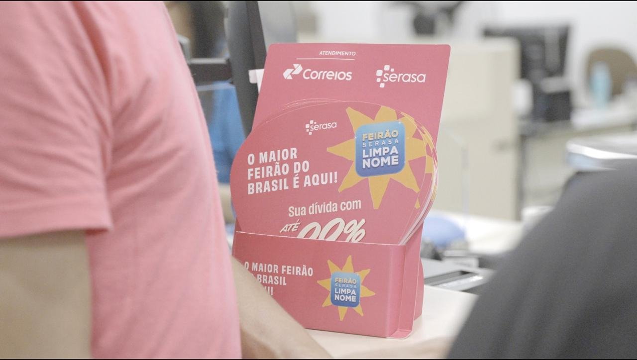 Serasa e Correios promovem mutirão para endividados em Goiás