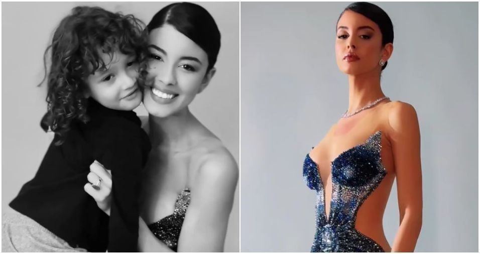 Miss Universo 2024: mãe, miss Brasil posta vídeo com filho para mostrar figurino