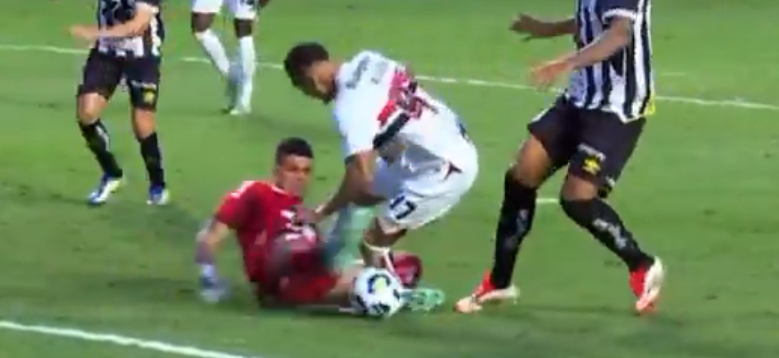 CBF divulga áudio do VAR em lance polêmico no São Paulo x Santos