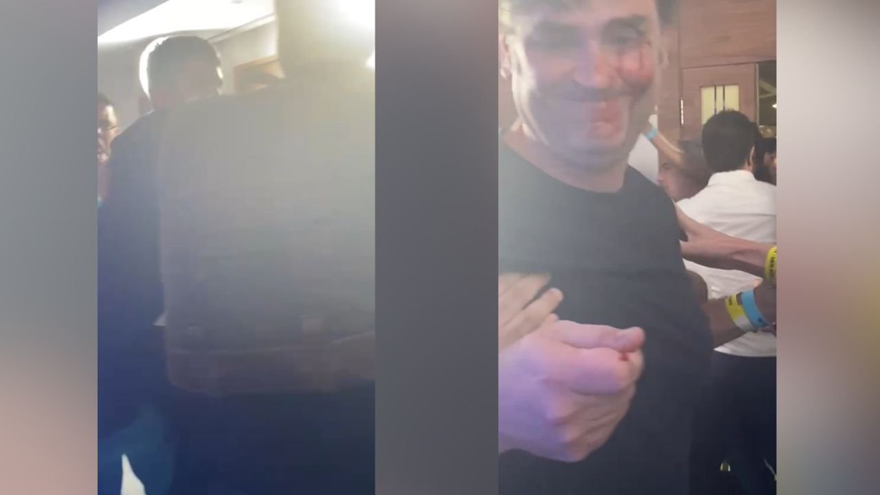 Vídeo mostra agressão de cinegrafista de Marçal a marqueteiro de Nunes em debate