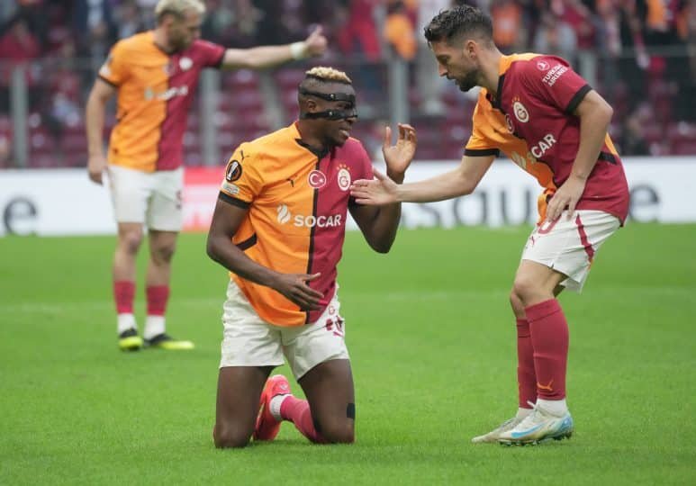 Osimhen encara jejum incômodo na Liga Europa, apesar de chuva de gols em Istambul