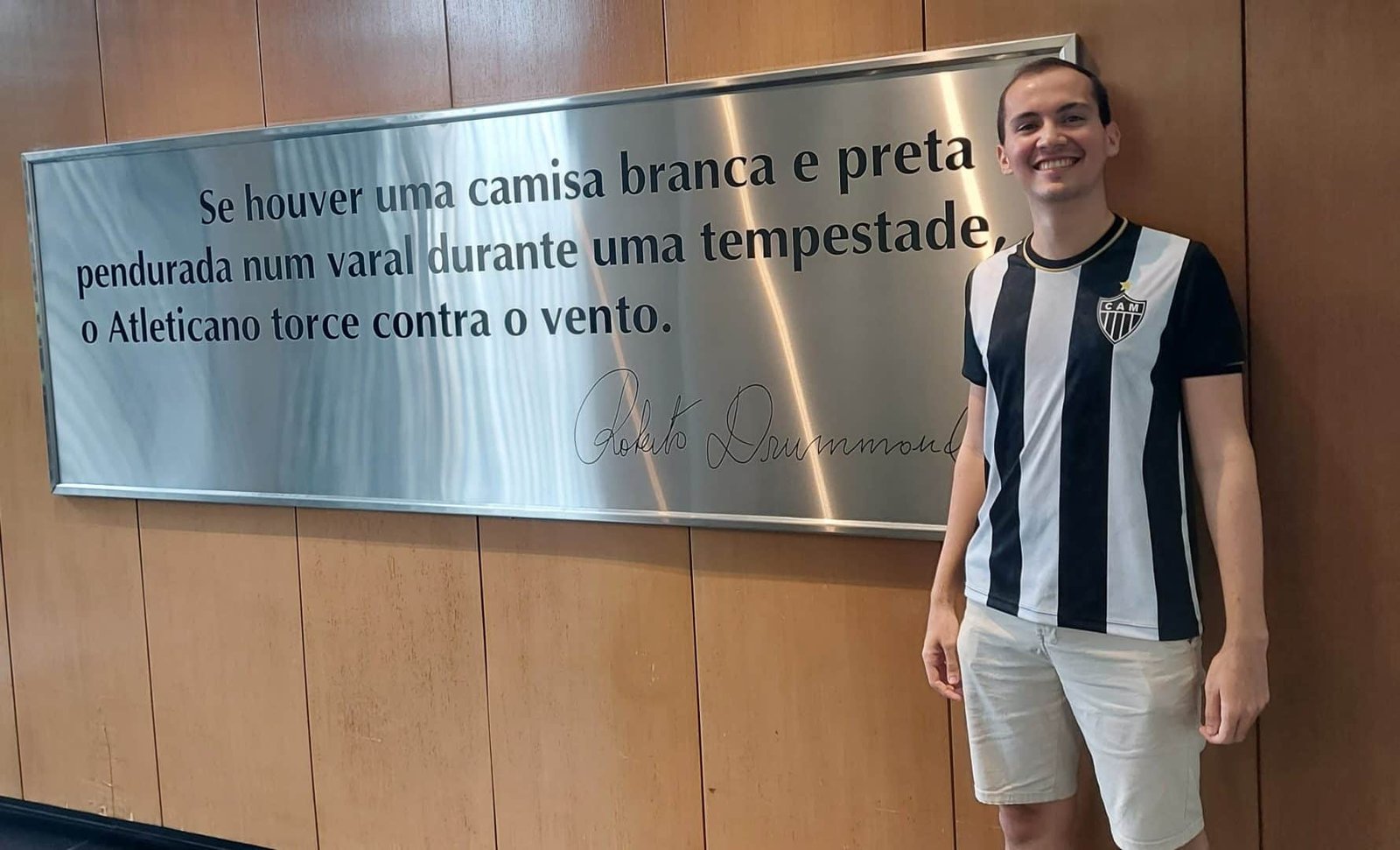 Pernambucano, torcedor do Atlético-MG vence distância de 2 mil km para conhecer Arena MRV Pernambucano, torcedor do Atlético-MG vence distância de 2 mil km para conhecer Arena MRV