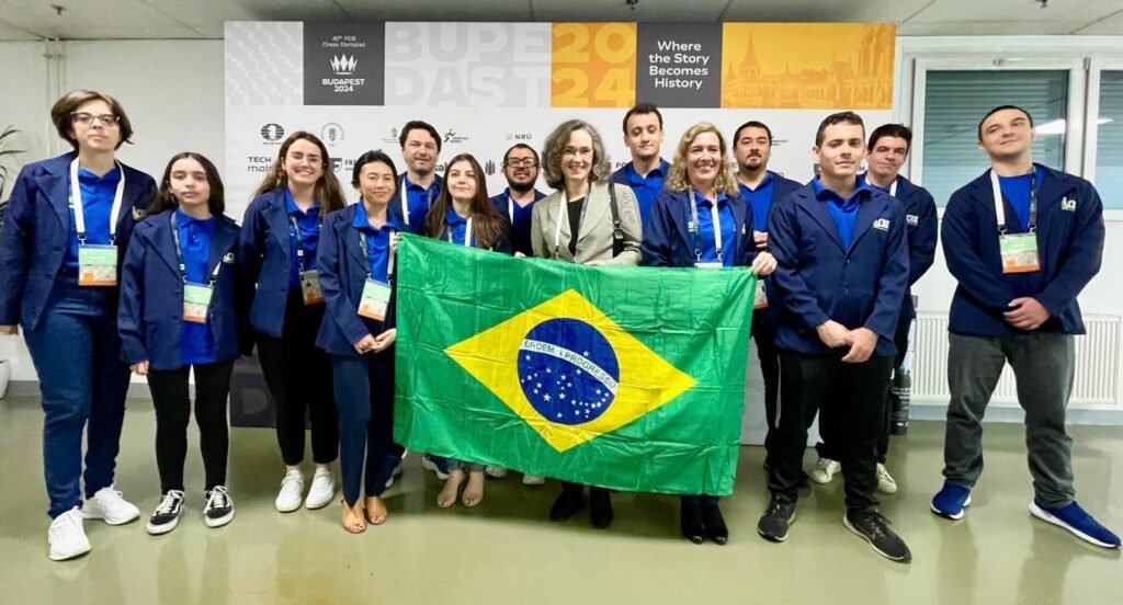 Brasil encerra participação nas Olimpíadas de Xadrez em segundo lugar na América do Sul