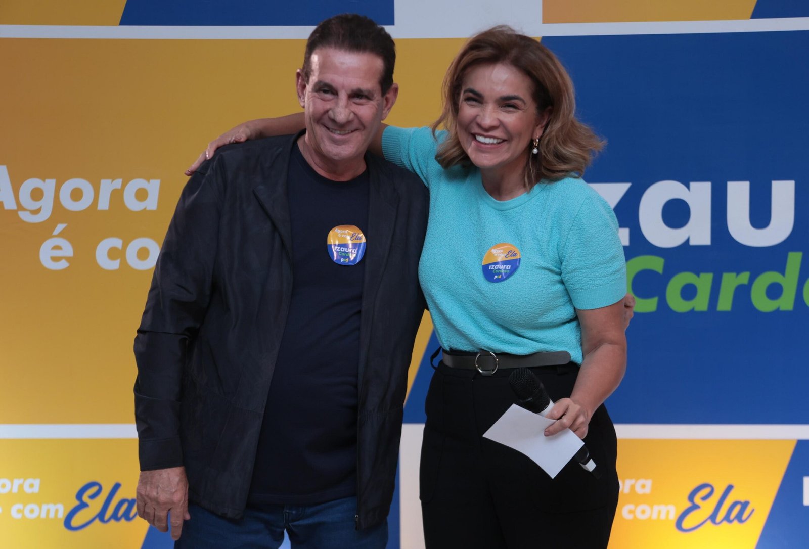 Vanderlan apresenta Izaura Cardoso como candidata que retomará projetos de sua gestão