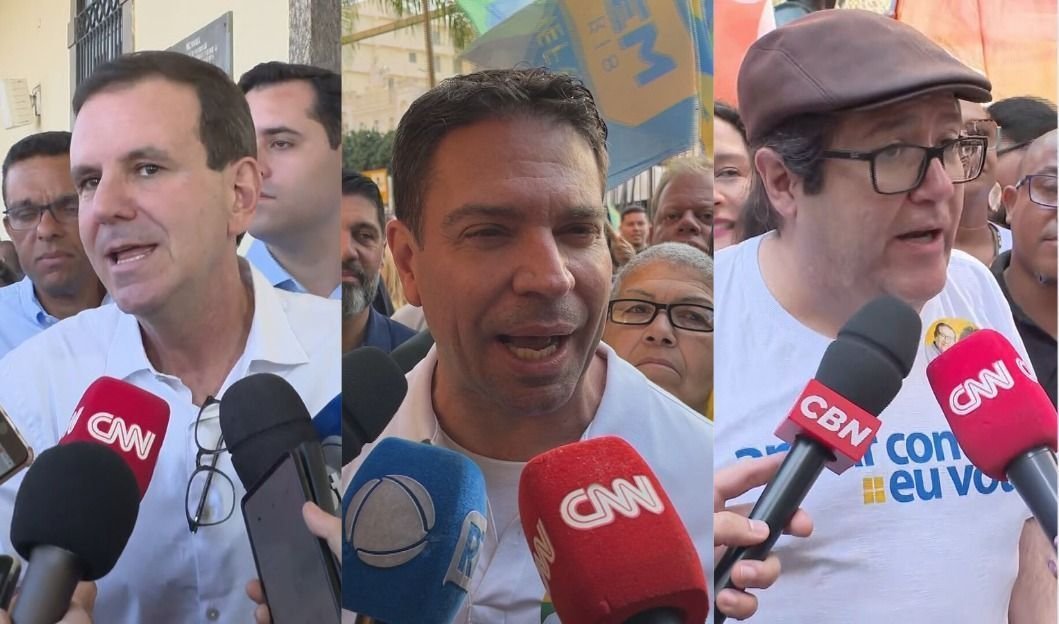 Metrô, Circo Voador, reuniões: veja agendas dos candidatos a prefeito do Rio nesta terça (20)