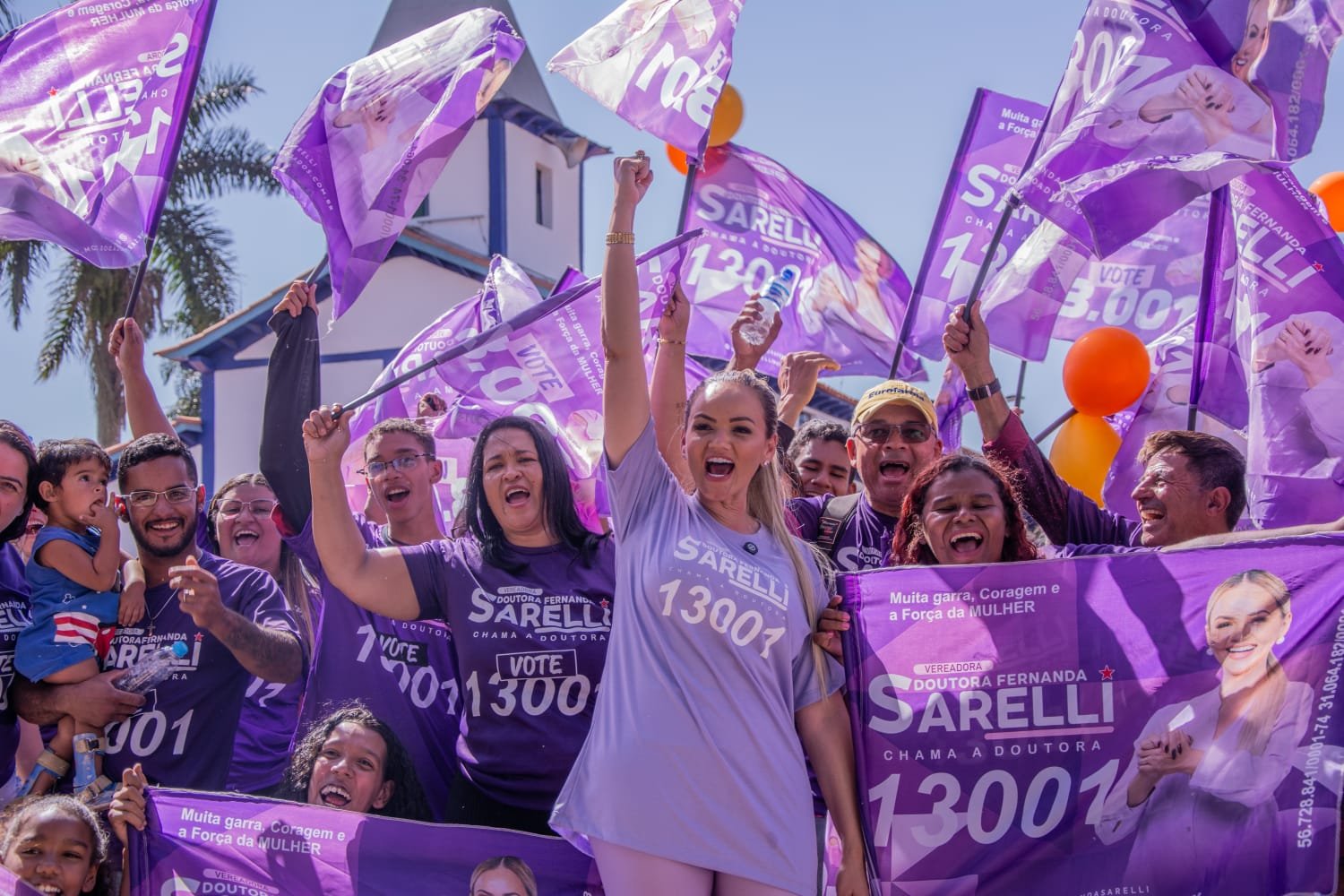 Candidata a vereadora, Fernanda Sarelli desponta em pesquisa