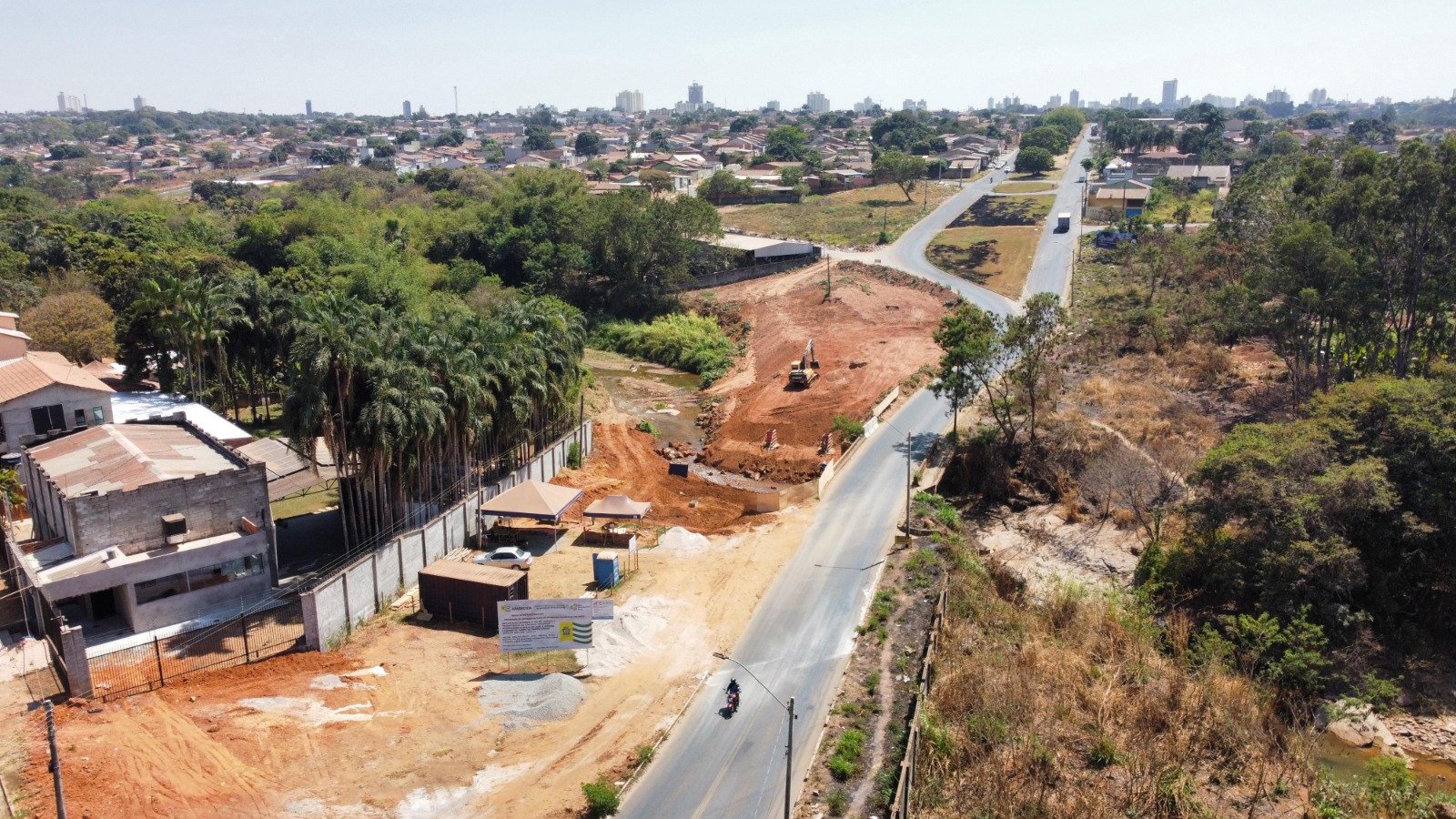 Obra de duplicação de ponte entre Vera Cruz e Cidade Satélite
