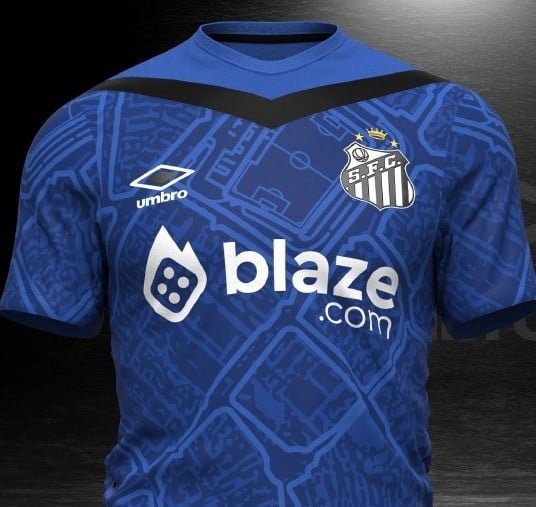Cor da terceira camisa do Santos gera mal-estar entre Teixeira e gestão Rueda; veja foto