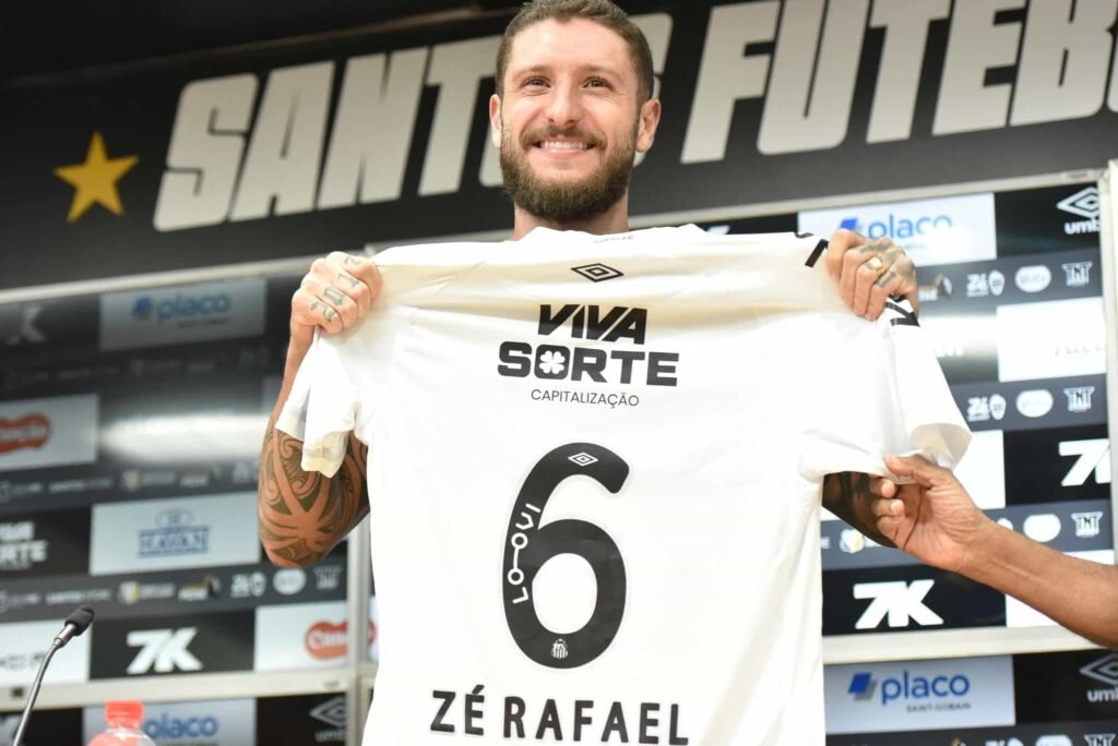 Zé Rafael é apresentado no Santos com revelações e leitura sincera sobre o elenco
