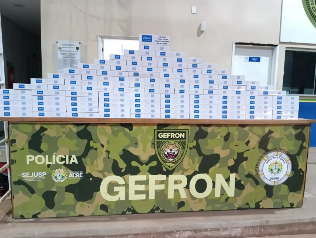 Estudante de medicina é preso com carga de cigarros contrabandeados no Acre | ac24horas