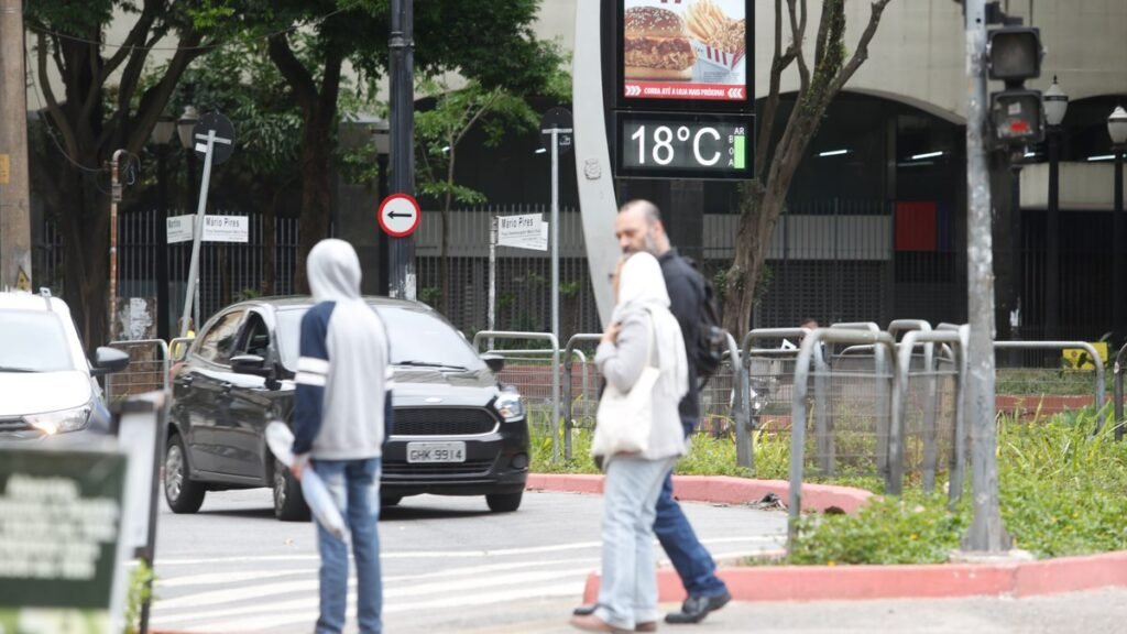 frio segue no Sudeste e Nordeste tem chuva