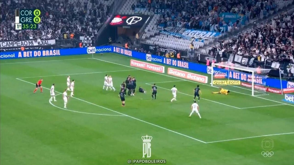 Com gol anulado nos acréscimos, Corinthians e Grêmio só empatam na Copa do Brasil