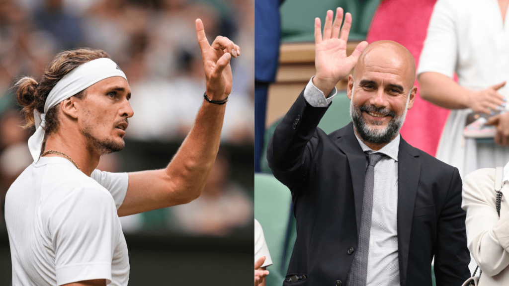 Wimbledon: Zverev fica “nervoso“ com Guardiola e faz convite ao treinador