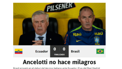 Imprensa estrangeira repercute estreia de Ancelotti na Seleção