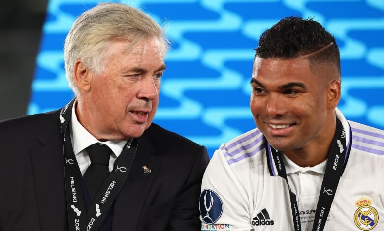 Casemiro deixa escapar detalhe sobre futuro de Ancelotti na Seleção; veja Casemiro deixa escapar detalhe sobre futuro de Ancelotti na Seleção; veja