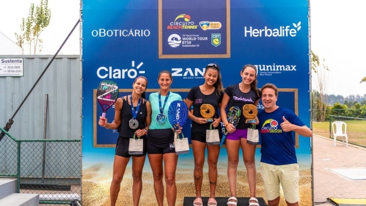 Definidos os campeões da 15ª etapa do Circuito Beach Tennis em Indaiatuba (SP)