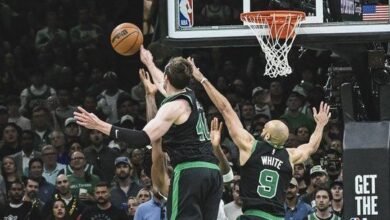Com show de Derrick White, Celtics atropelam Knicks e forçam Jogo 6