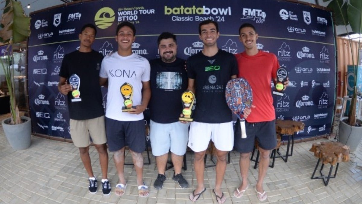 Definidos os campeões do torneio internacional de Beach Tennis em Juiz de Fora (MG)