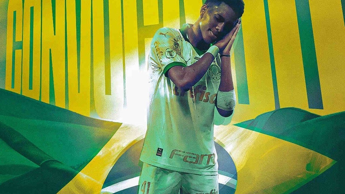 Estêvão ganha abraço da família e celebra primeira convocação para Seleção