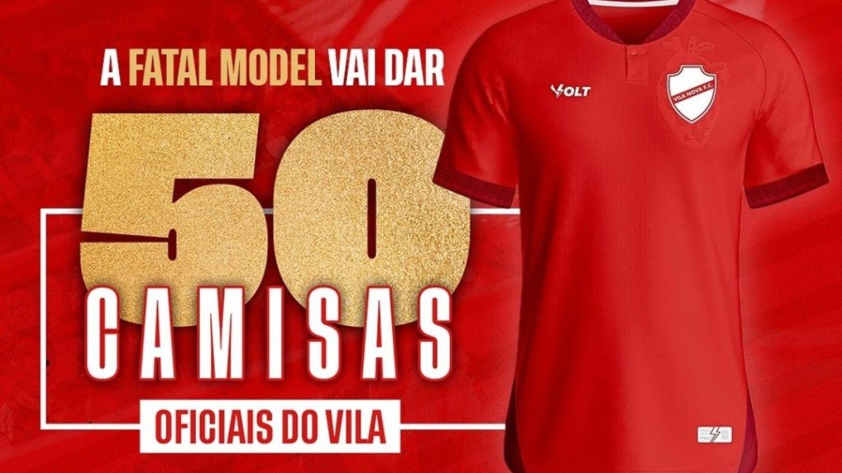 Fatal Model distribuirá camisas para torcedores do Vila Nova em ação promocional