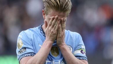 De Bruyne dá adeus à torcida do City