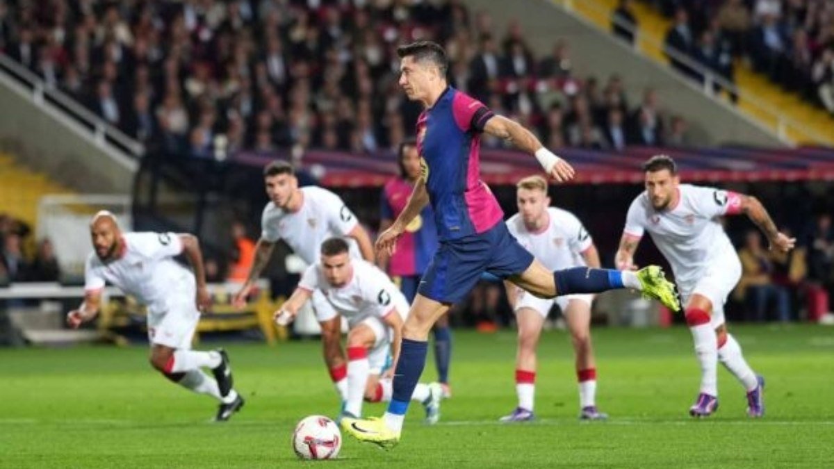 Barcelona despacha o Sevilla com goleada e mantém a ponta