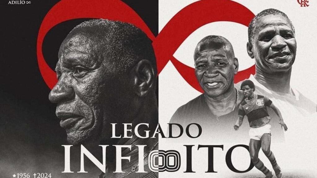 Adílio, come entre as pernas