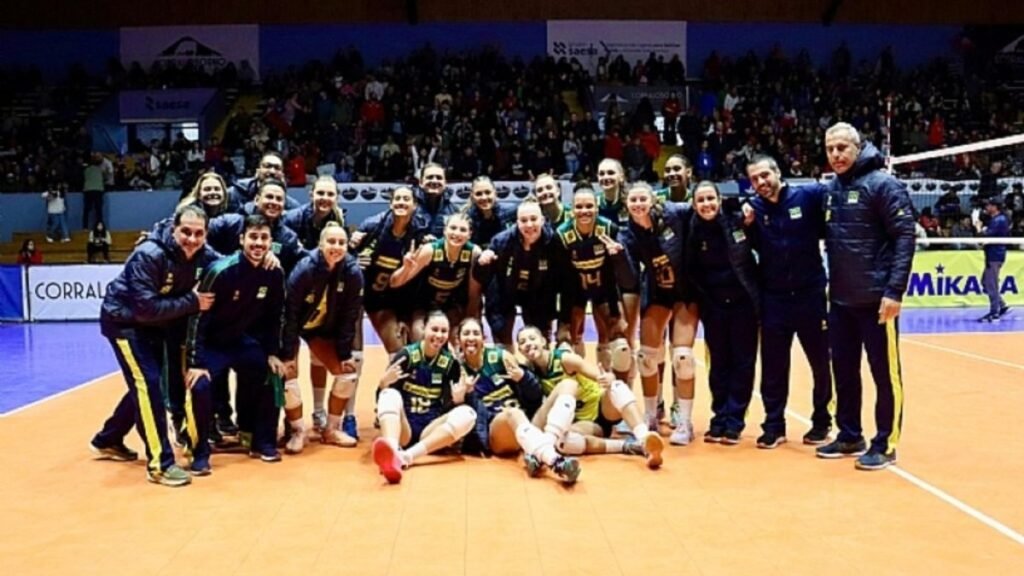Sem perder sets, Brasil está na final do Sul Americano sub-21 e garante vaga no Mundial