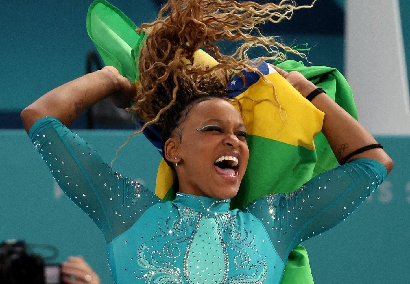 Entenda porque Rebeca Andrade não caiu e ficou sem medalha na trave nos jogos de Paris