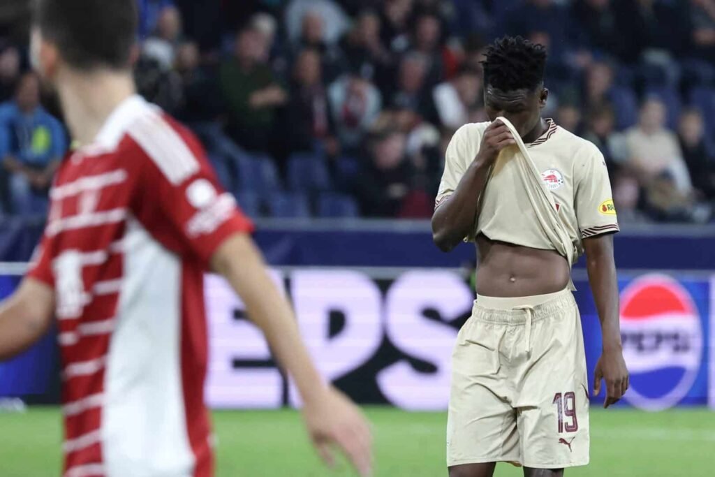 Perto do Mundial, Salzburg começa mal na Champions e toma atropelo do Brest