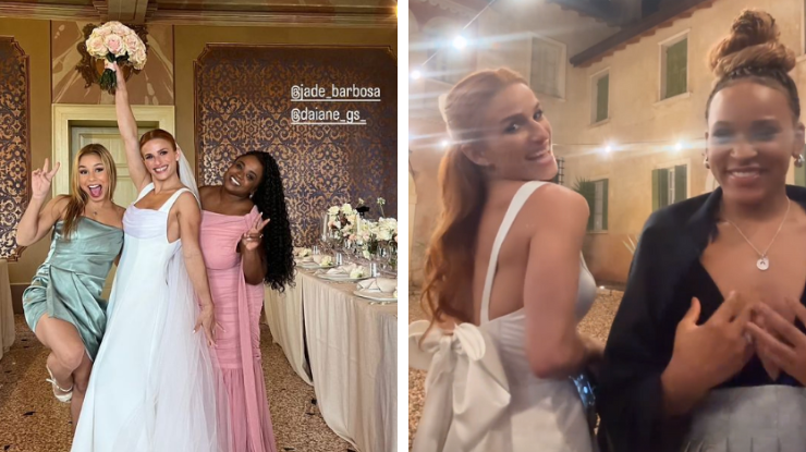 Jade Barbosa se casa na Itália após cerimônia no Brasil; veja