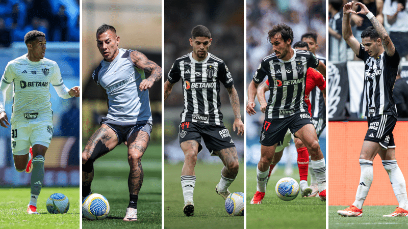 as 5 opções de Milito para substituir Bernard contra o Vasco