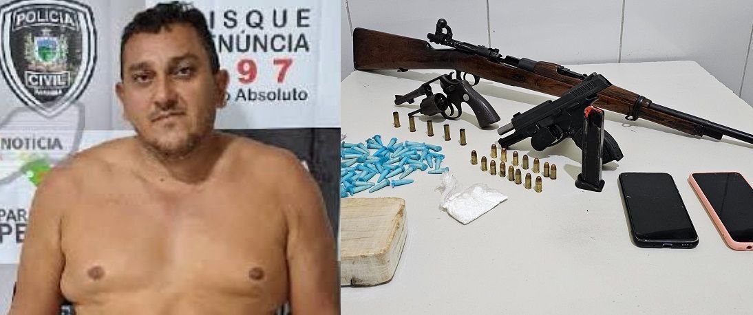 “Mamão“, criminoso especialista em armamento de guerra que atinge aeronaves e fura blindagem, é morto na Bahia