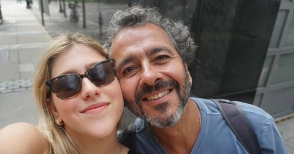 Única filha de Marcos Palmeira posta foto rara com o ator: “Me leva no futebol“