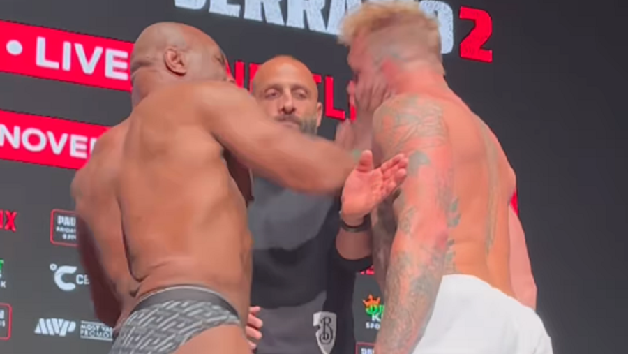 Jake Paul zomba de tapa no rosto dado por Mike Tyson e manda recado