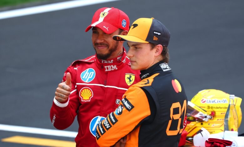 Piastri está no caminho certo para conquistar o título da F1, diz Hamilton Piastri está no caminho certo para conquistar o título da F1, diz Hamilton
