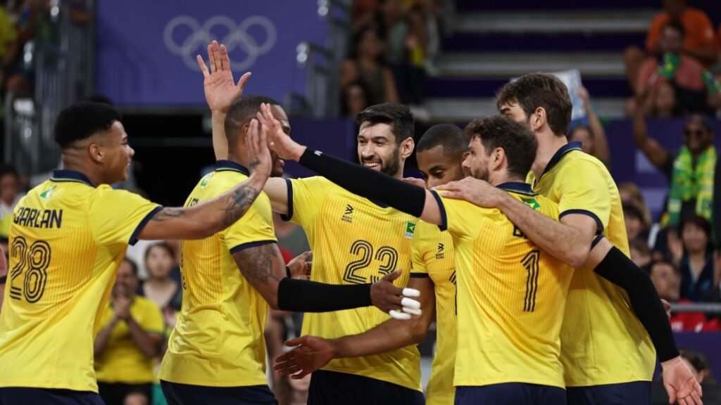 Brasil tem adversário definido nas quartas de final do vôlei masculino