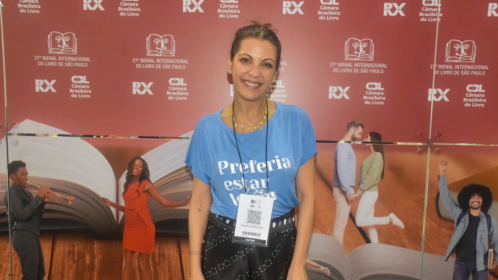 Thalita Rebouças diz que Brasil não lê pouco: “Bienal prova isso“