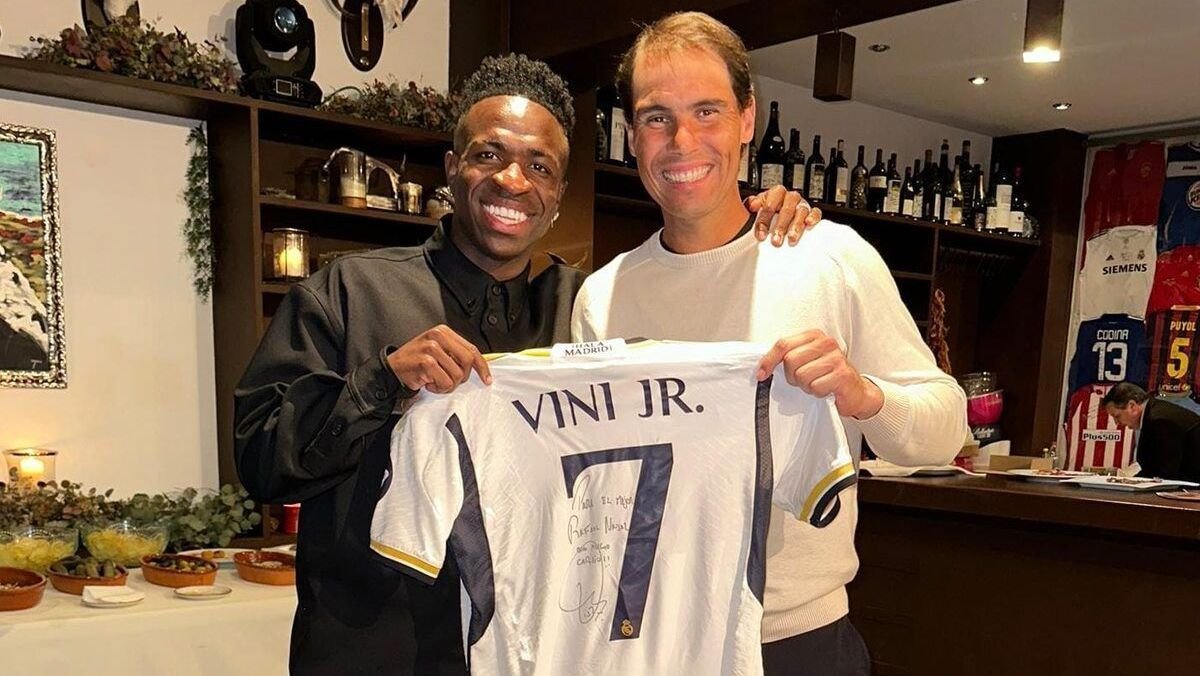 Vinicius Júnior exalta legado de Rafael Nadal: “Exemplo para todos“